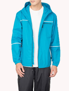 แจ็คเก็ตกันลมผู้ชายแบบกันน้ำสั่งทำขายส่ง 100% โพลีเอสเตอร์ แจ็คเก็ตบอมเบอร์พาร์กาผู้ชาย - Product Image 5