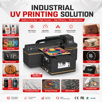 Impresora UV de Inyección de Tinta Automática 2026 Pro A46Pro, 40x60cm, Tamaño A2, Cabezal de Impresión Dual, Tinta UV, Impresora de Etiquetas DTF para Regalos Personalizados