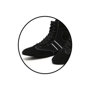 รองเท้าฝึกซ้อมมวยปล้ำมืออาชีพ พิมพ์ลายปักโลโก้ได้ ระบายอากาศดี ดีไซน์กันลื่น ผ้าตาข่าย ขายส่ง คุณภาพสูง - Product Image 2