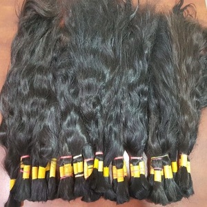 Hot Selling Virgin Bundles Human Hair Unprocessed Temple 100% Raw Indian Hair Bouncy Loose Wave Raw Hair No <b>Tangling</b> - Product Image 2
