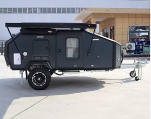 Onlywe Remorque de voyage tout-terrain, camping-cars et caravanes, remorque de camping mobile, caravane - Product Image 1