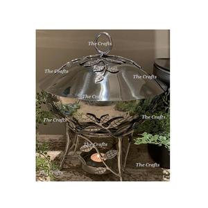 Maravilloso Diseño de Recipiente para Calentar Comida en Metal Dorado Pulido para Accesorios de Hotel, Recipiente para Servir Comida Caliente a Precios Asequibles - Product Image 6