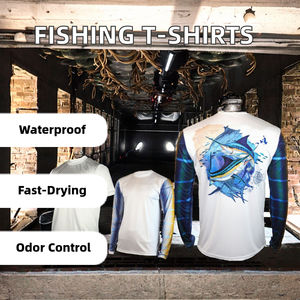 Camisa de Pesca de Manga Larga para Hombre, Transpirable, con Protección Solar UPF 50, Logotipo Personalizado de la Mejor Calidad, Último Diseño, Servicio OEM - Product Image 3