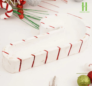 ชามแป้งไม้หรูหราสำหรับทำเทียนสำหรับตกแต่งบ้านโบราณและสำหรับตกแต่งคริสต์มาสของขวัญผลิตในเวียดนาม - Product Image 3