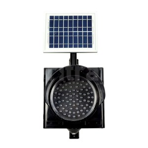 Borne de signalisation routière solaire LED de 300 mm avec réflecteur blanc en aluminium et plastique, produit en PC - Product Image 2