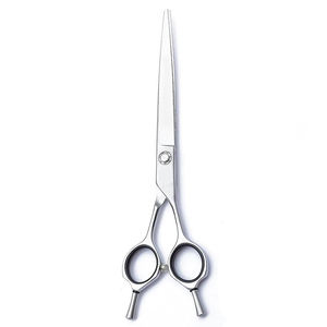 Tijera de aseo para mascotas de pelo ruso, tijera de aseo para corte de pelo de gato de acero inoxidable alemán de 7 "con reposapiés Doble - Product Image 6