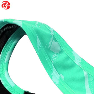 Soutien-gorge de yoga sublimé vêtements de fitness vêtements actifs élégants sans couture réglable femmes soutien-gorge de sport Simple licou cou soutien-gorge de sport - Product Image 3