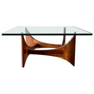 Đồ nội thất phòng khách hình chữ nhật vát cạnh 6mm THK rõ ràng Dinning bảng Glass Top - Product Image 1