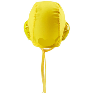 หมวกว่ายน้ำโปโลน้ำสีเหลืองคุณภาพสูงแบบกำหนดเอง หมวกว่ายน้ำสีพื้นพร้อมโฟม โลโก้และดีไซน์แบบกำหนดเอง - Product Image 2