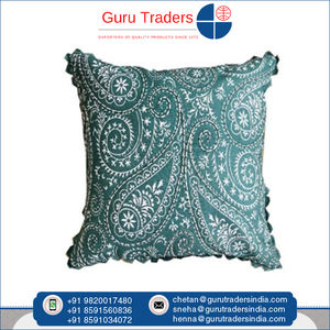 Taies d'oreiller fabriquées en Inde les plus vendues 45 cm X 45 cm housses de coussin décoratives personnalisées pour la salle à manger et l'utilisation du coussin de siège - Product Image 3