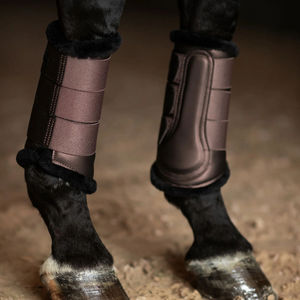 Bottes de brossage pour chevaux personnalisées pour l'équitation, avec absorption des chocs et un fort soutien des tendons et des jarrets, fabriquées à la main au Pakistan - Product Image 5