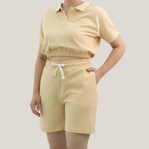 Chemise et short à motif solide et décontracté pour femmes Collection de vente en gros à chaud dans les tailles adultes - Product Image 3