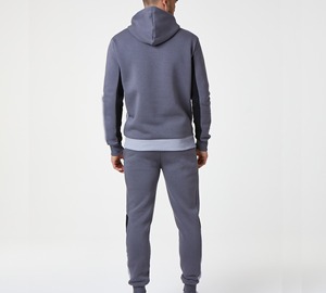 Top tendance unisexe coton Vintage survêtement élastique fermeture éclair Logo personnalisé imprimé confortable survêtements pour hommes haut d'hiver - Product Image 3