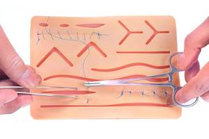 Kit Completo de Práctica de Sutura para Estudiantes de Medicina |   Incluye Almohadilla de Silicona, Suturas, Agujas y Herramientas Quirúrgicas, Instrumento Médico - Product Image 2
