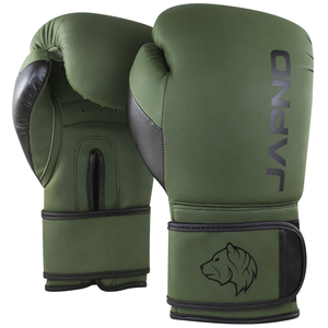 Professional <b>Lace</b>-up Design Adult <b>Black</b> Boxing <b>Gloves</b> Custom Logo Genuine Synthetic Leather Material - Product Image 6