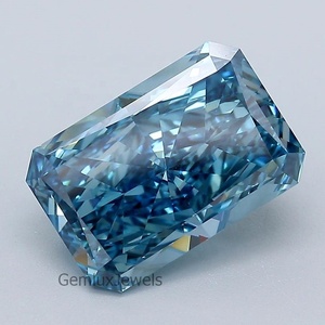 Diamante de 8.5 quilates, corte radiante, azul intenso, certificado IGI, cultivado en laboratorio, claridad VS, diamante suelto creado en laboratorio para joyería. - Product Image 1