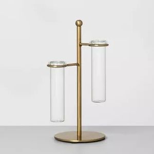 Florero Moderno de Metal en Forma de Corazón con Escritura de Amor y Tubo de Vidrio, Florero Romántico de Mesa con Marco de Hierro Forjado - Product Image 5