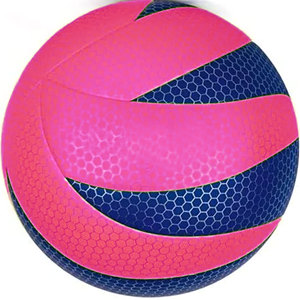 Balón de Voleibol Rosa de Tamaño Oficial 5 de Alta Calidad con Superficie de Textura de Serpiente, Construcción de Cuero PU Suave al Tacto, Hecho en Pakistán - Product Image 4