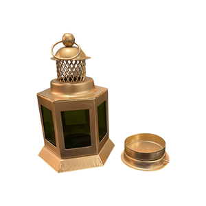 Vintage Small Metal <b>Lantern</b> Antique Style Tea Light Candle Holder <b>Lamp</b> for Home Decor Indian Metal Crafts - Product Image 5