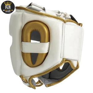 Couvre-chef de boxe en cuir de haute qualité personnalisable OEM Winning Head Guard Protective Headguard - Product Image 4