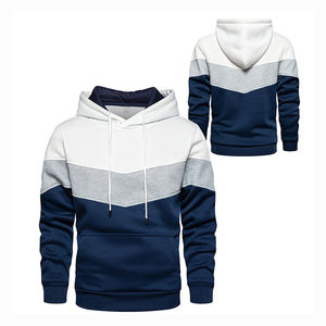 Customizable <b>Men's</b> Cotton Solid Fleece Hoodie Casual <b>White</b> Black <b>Sweatshirt</b> with Hood for Winter in Various Sizes and Colors - Product Image 3