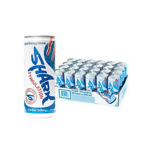 Bebida energética Shark, lata de 250 ml, bebida energética para apoyo de resistencia - Product Image 4