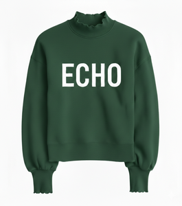 Sudadera de Cuello Alto Personalizada para Mujer, Otoño-Invierno 2026, Estilo Casual, Color Sólido, con Bordado Frontal - Product Image 3