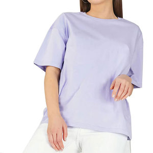 Camiseta Oversize de Algodón Lavado para Mujer, Estilo Urbano Holgado, Fabricante Mayorista OEM ODM - Product Image 6