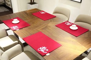 Tapis napperons cuisine napperon caboteur coton lin broderie Pad plat tasse à café tapis de Table décor à la maison OEM - Product Image 6