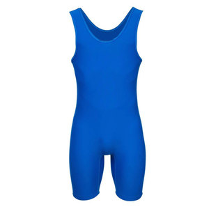 Custom <b>Men</b> Wrestling <b>Singlet</b> High Quality Heat-Transfer Printing Spandex Cotton Knitted Breathable Plus Size Wrestling Uniform - Product Image 2