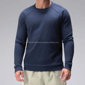 Men's Crewneck Sweatshirt Casual Long Sleeve Geometric Textured <b>Waffle</b> Knit Fashion Pullover <b>Shirt</b> - Product Image 1