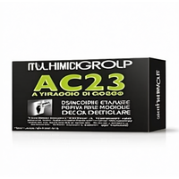 Italchimici Professionnel AC23 Détartrant Puissant Simple et Durable en Plastique – 3 Bouteilles de 1L pour Articles de Bain et Toilettes