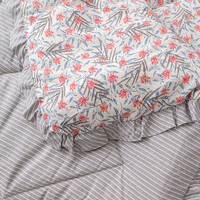 Nouveau imprimé Shandong usine couette couette mélange extensible Poly tissu imprimé fleuri Polyester coréen maison Textile PVC sac à main