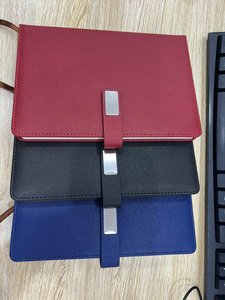 Juego de cuadernos de cuero de tapa dura personalizado de primera calidad, regalo de papelería para eventos corporativos con bolígrafo para promoción - Product Image 6