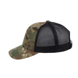 Custom Camouflage Black Mesh Structured Trucker Hat Baseball <b>Cap</b> Unisex Performance Hip Hop Sport Casual Breathable Indonesia - Product Image 3