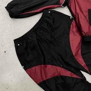 Survêtement coupe-vent imperméable veste et pantalon en nylon léger sur mesure vêtements de mode streetwear d'usine OEM - Product Image 6