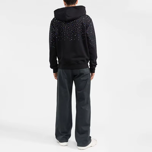 Sudadera con Capucha de Algodón 100% de Alto Gramaje para Fabricantes de Ropa, Bordada con Pedrería, Estilo Urbano, Logotipo Personalizado, Unisex, Oversize para Hombre - Product Image 4