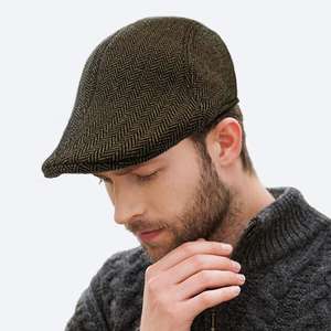 Sombreros de invierno para mujer Gorros cálidos Hombres Sombrero de punto a rayas Gorras al por mayor - Product Image 2