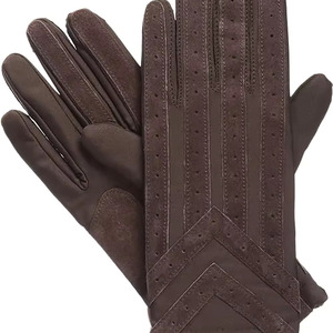 Guantes de cuero a la moda para mujer Guantes de moda para hombre Guante de vestir Piel de oveja Servicio OEM Vida diaria personalizada - Product Image 4