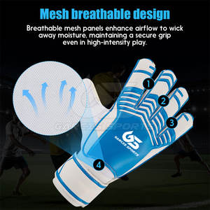 Gants de gardien avec protection supplémentaire de la paume et poignée en latex antidérapante pour les matchs d'entraînement Gants de gardien de but - Product Image 5