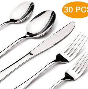 Tendance 30 pièces ensemble de couverts en laiton vintage Design durable pour la maison hôtel restaurant et mariage pour les événements de Noël - Product Image 1