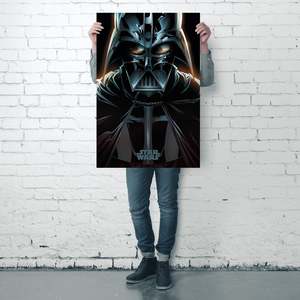 Póster de Star Wars Estilo Art Deco Moderno, Darth Vader, Decoración de Pared con Marco, Papel para Decoración de Cumpleaños - Product Image 4