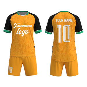 Uniforme deportivo adulto joven estudiante equipo de fútbol traje camiseta de fútbol personalizado manga corta Club entrenamiento al aire libre - Product Image 1