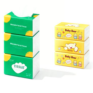 Caja de pañuelos faciales de calidad premium, suaves, absorbentes y desechables, ideales para el hogar, hoteles, oficinas y suministros comerciales. - Product Image 5