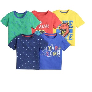 ขายส่งเด็กชายเสื้อผ้าฤดูร้อนออกแบบเองเด็กชุดเด็กวัยหัดเดินเสื้อสม็อคกับกางเกงขาสั้นที่จับคู่กัน - Product Image 1