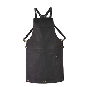 Tendance cuir de vachette 2 tonnes cuir de haute qualité Sun Faded Galas & Men Bib - Product Image 3
