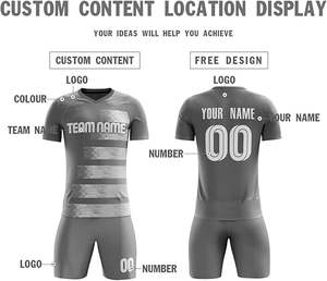 Custom Premium Quality Soccer Wear Uniform Sublimation Unisex Soccer Jersey Football Wear Set for <b>Clubs</b> - Product Image 6