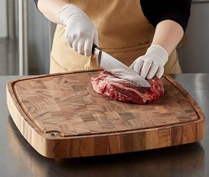 Planche à servir en bois, vaisselle de cuisine, planche à découper simple, forme rectangulaire, passe au lave-vaisselle, épaisseur personnalisée, gravée au laser - Product Image 4