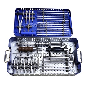 Último estilo, los mejores fabricantes, Venta caliente, pequeño fragmento, 3,5-4,0mm, juego completo de instrumentos de herramienta ortopédica - Product Image 2