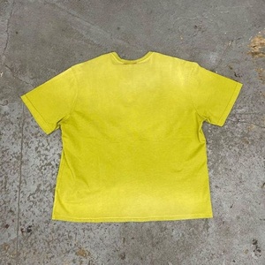 T-Shirt Homme 100% Coton Poids Lourd Personnalisé Boxy Surdimensionné Manches Courtes Vintage Haute Lumière Imprimé Logos 300 Grammes Dessin Animé Mince - Product Image 3